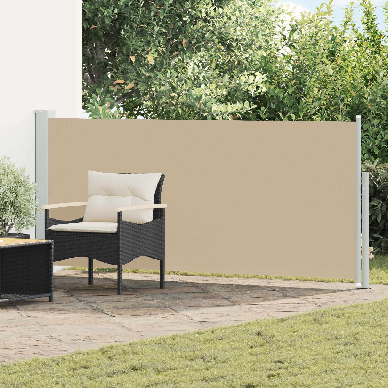 vidaXL Сгъваема странична перголка Правоъгълна 120 x 300 cm Полиестер