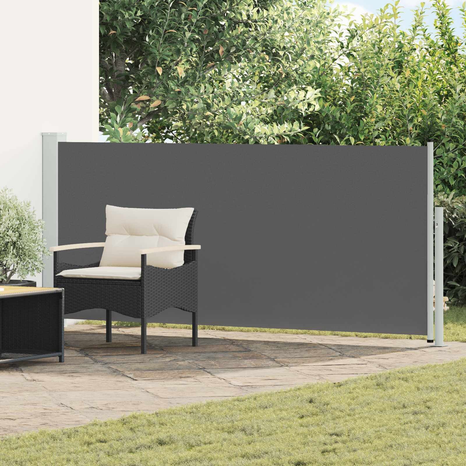 vidaXL Сгъваема странична перголка Правоъгълна 120 x 300 cm Полиестер