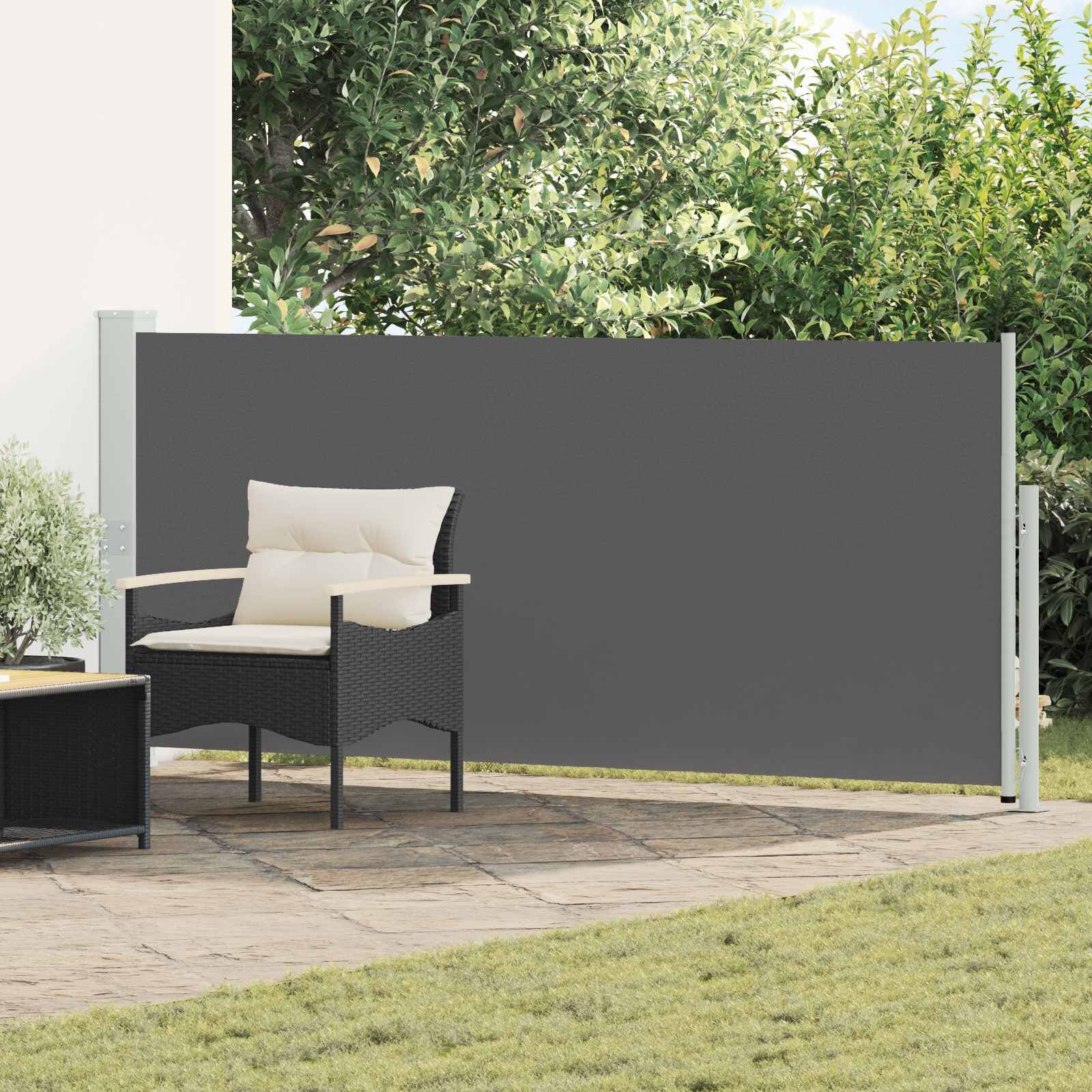 vidaXL Сгъваема странична перголка Правоъгълна 140 x 300 cm Полиестер