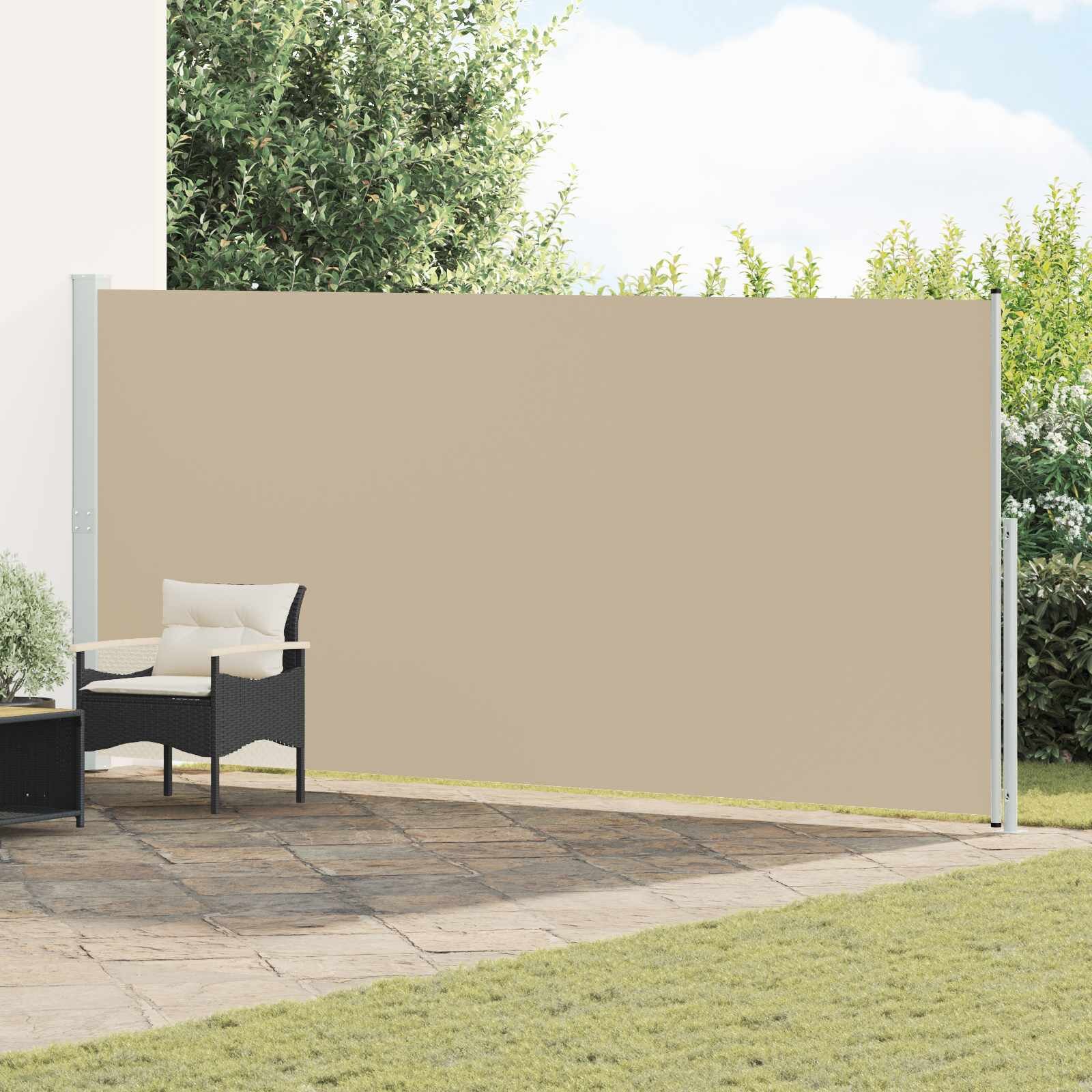 vidaXL Сгъваема странична перголка Правоъгълна 180 x 500 cm