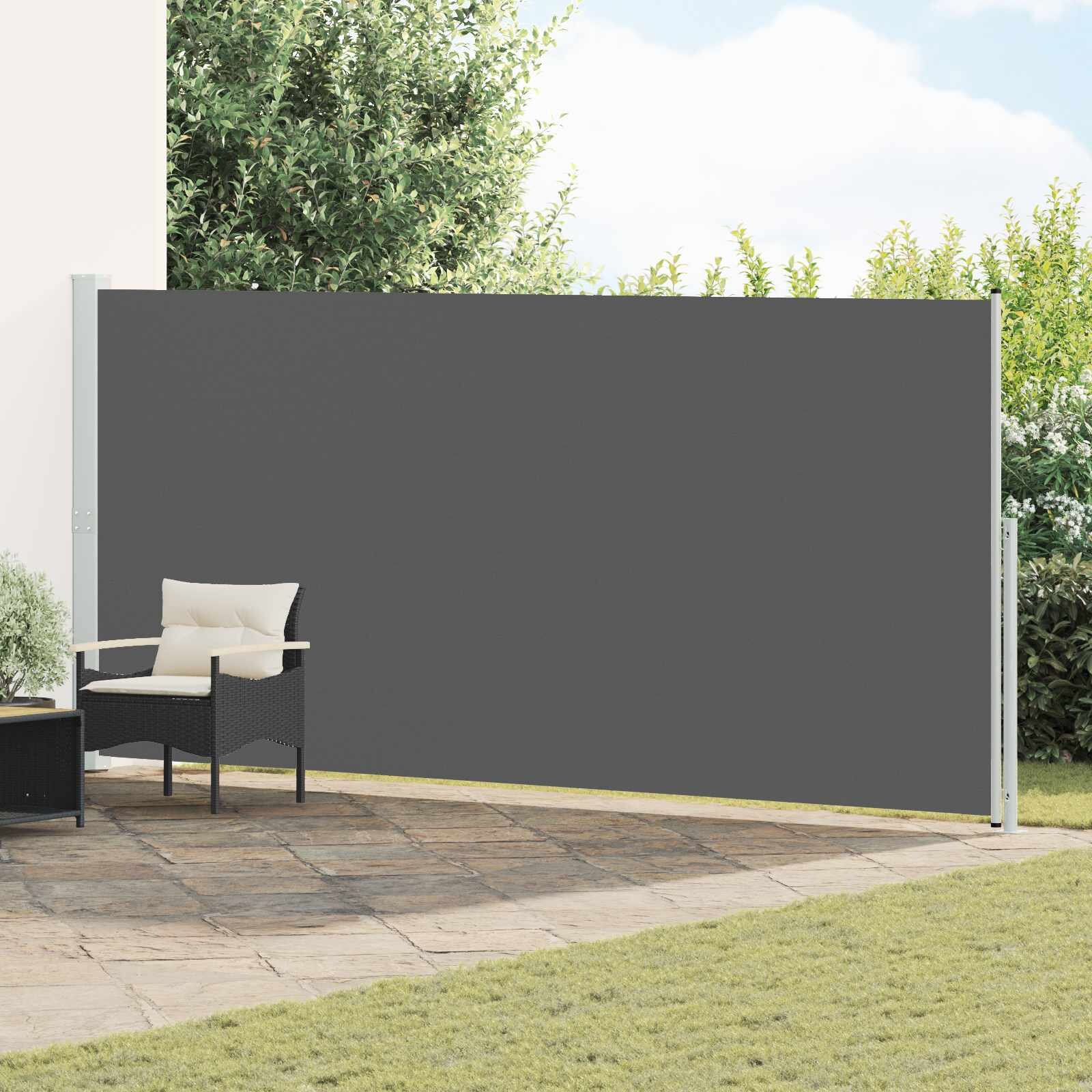 vidaXL Сгъваема странична перголка Правоъгълна 180 x 500 cm