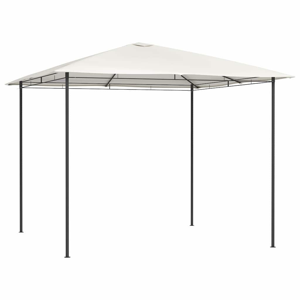 vidaXL Шатра 3x3x26 м кремава 160 г/м²