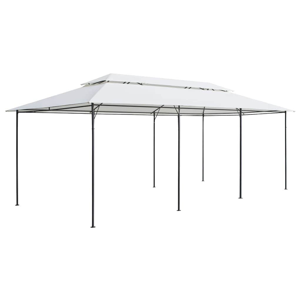 vidaXL Шатра 600x298x270 см бяла 180 г/м²