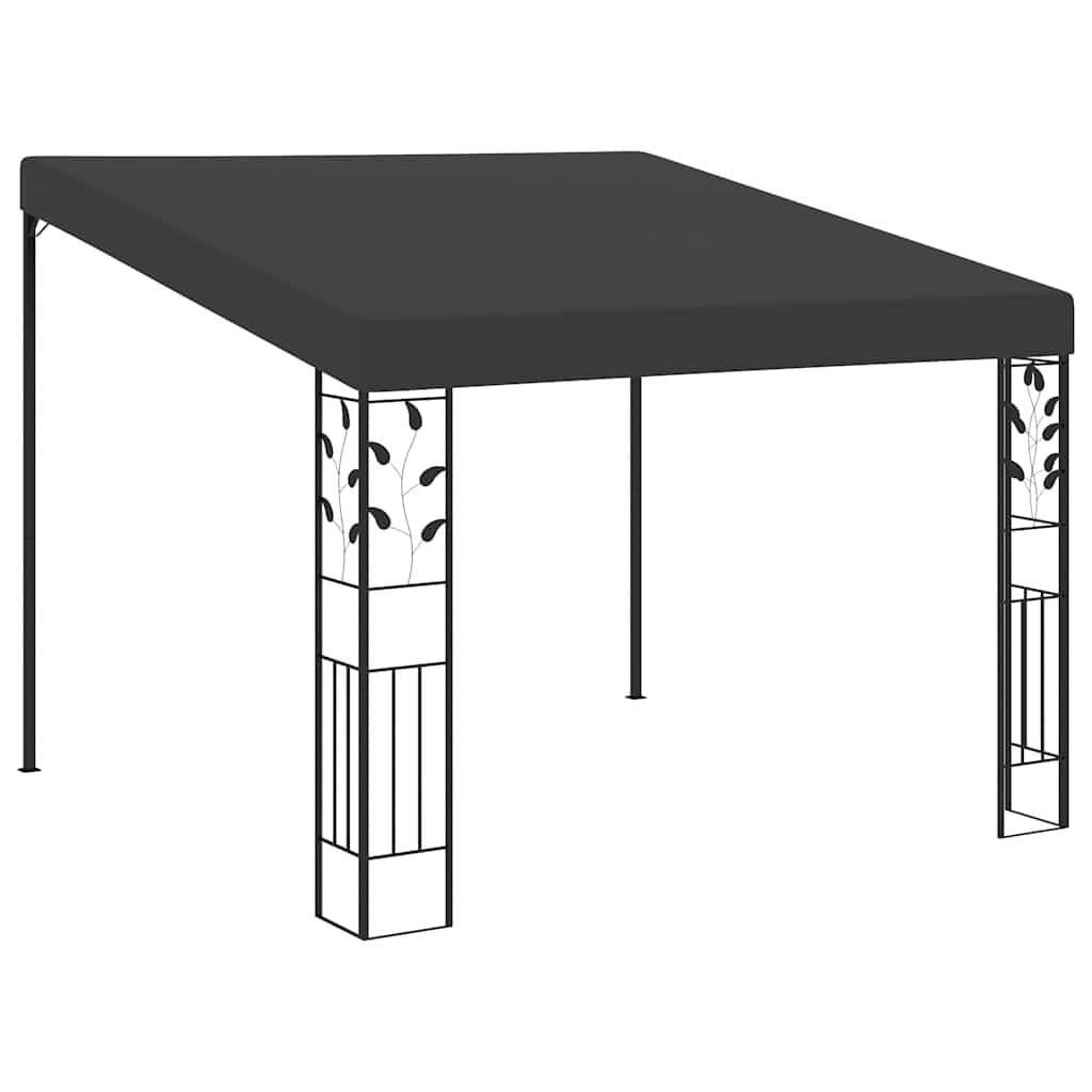 vidaXL Шатра за стенен монтаж 3x3x25 м антрацит