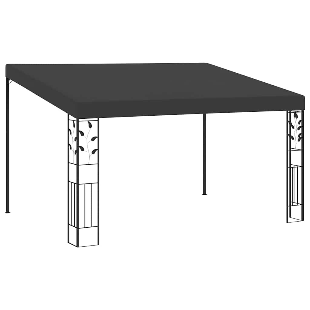 vidaXL Шатра за стенен монтаж 4x3x25 м антрацит
