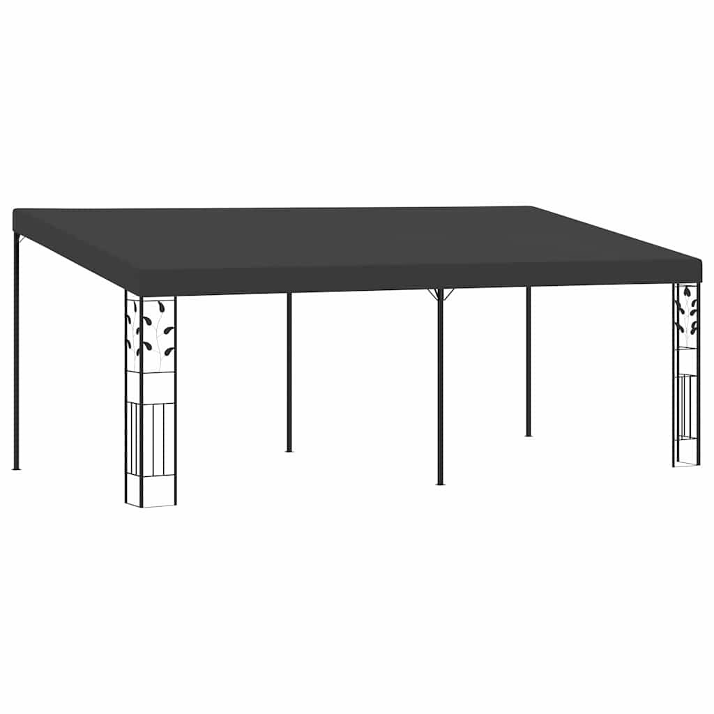 vidaXL Шатра за стенен монтаж 6x3x25 м антрацит