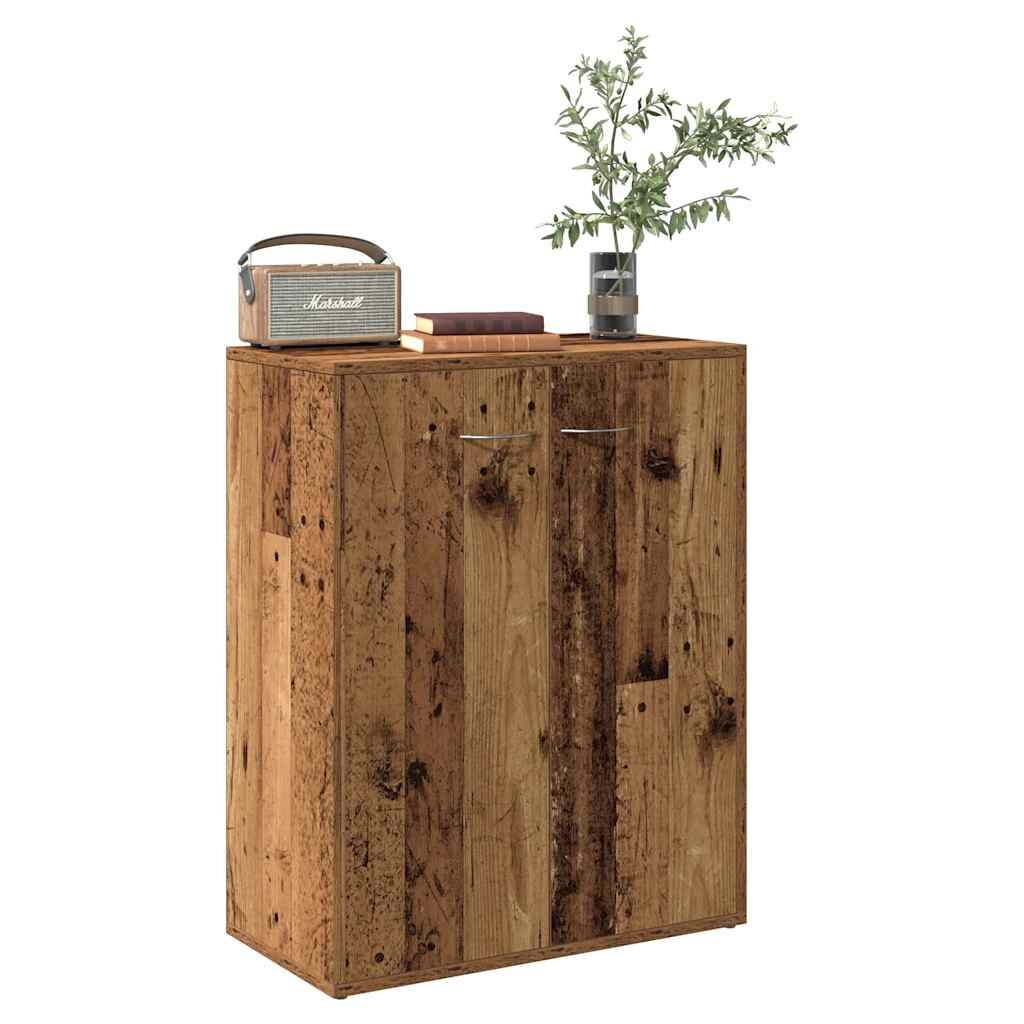 vidaXL Шкаф Old Wood 60x30x75 cm Инженерна дървесина