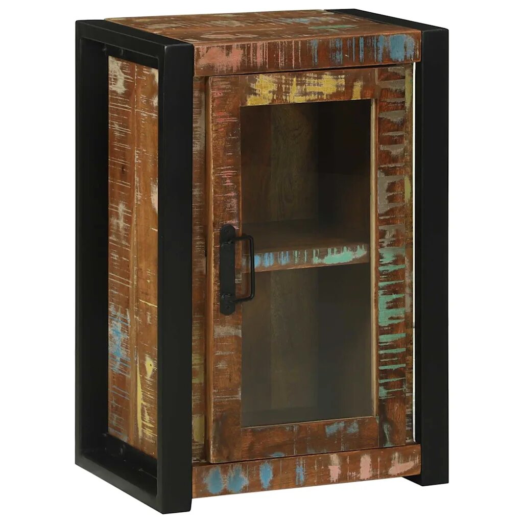 vidaXL Шкаф за баня Кафяво 40 x 30 x 60 cm Солидно възстановено дърво