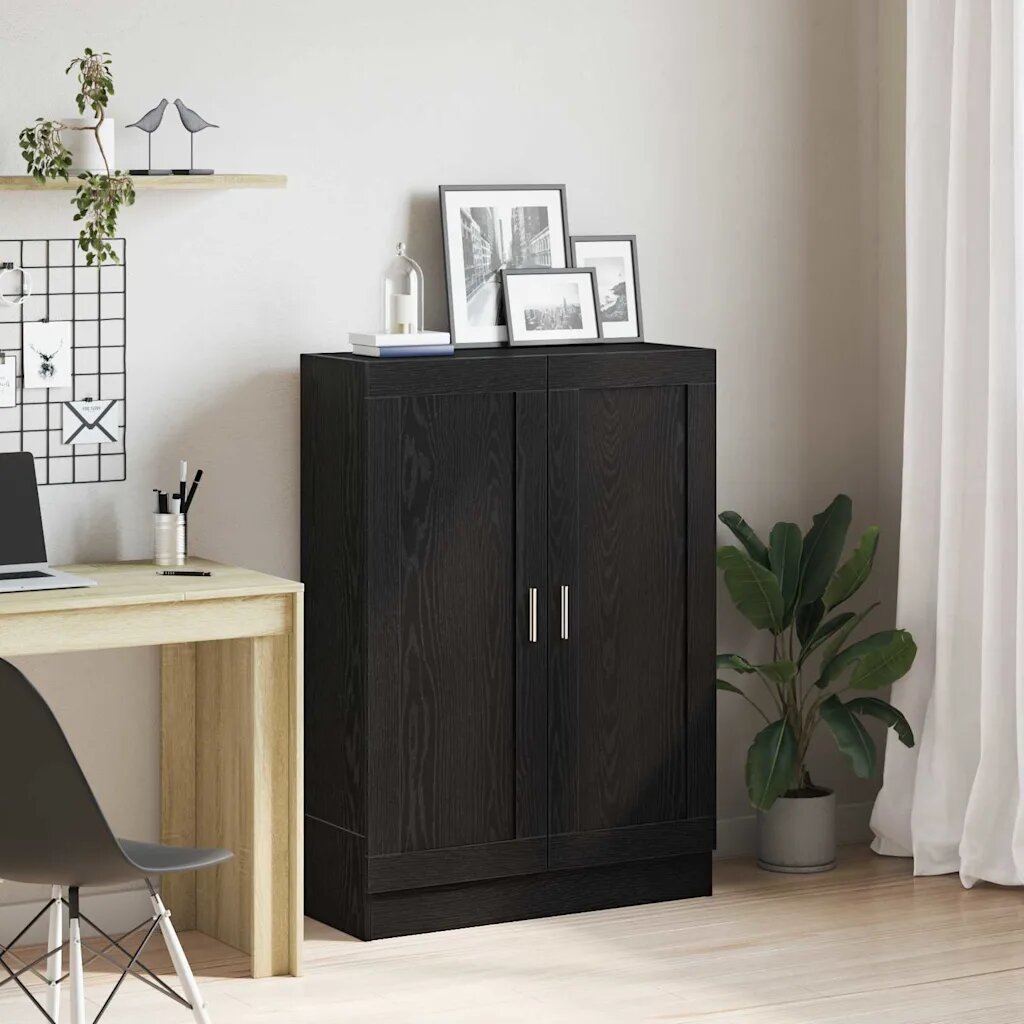 vidaXL Шкаф за книги 3 нива 825 x 305 x 115 см Инженерна дървесина