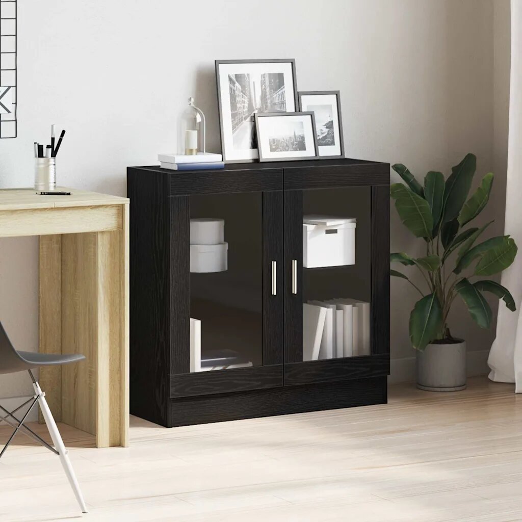 vidaXL Шкаф за книги 4 нива 825 x 305 x 80 см Инженерна дървесина