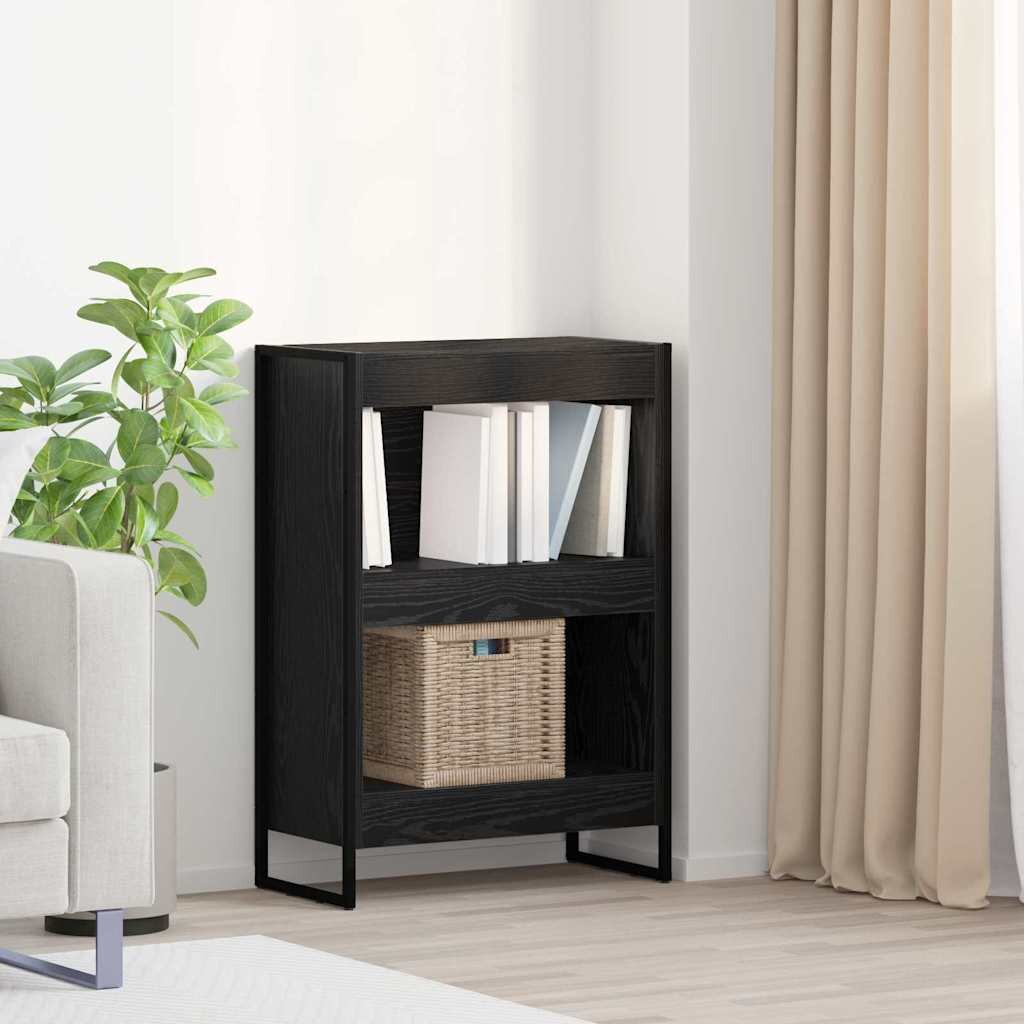 vidaXL Шкаф за книги 60 x 30 x 865 см Инженерна дървесина Черния дъб