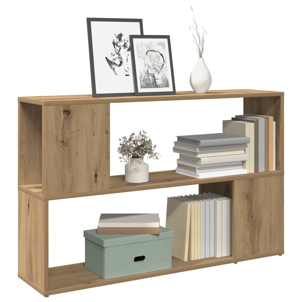 vidaXL Шкаф за книги Artisan Oak 100x24x63 cm Инженерна дървесина