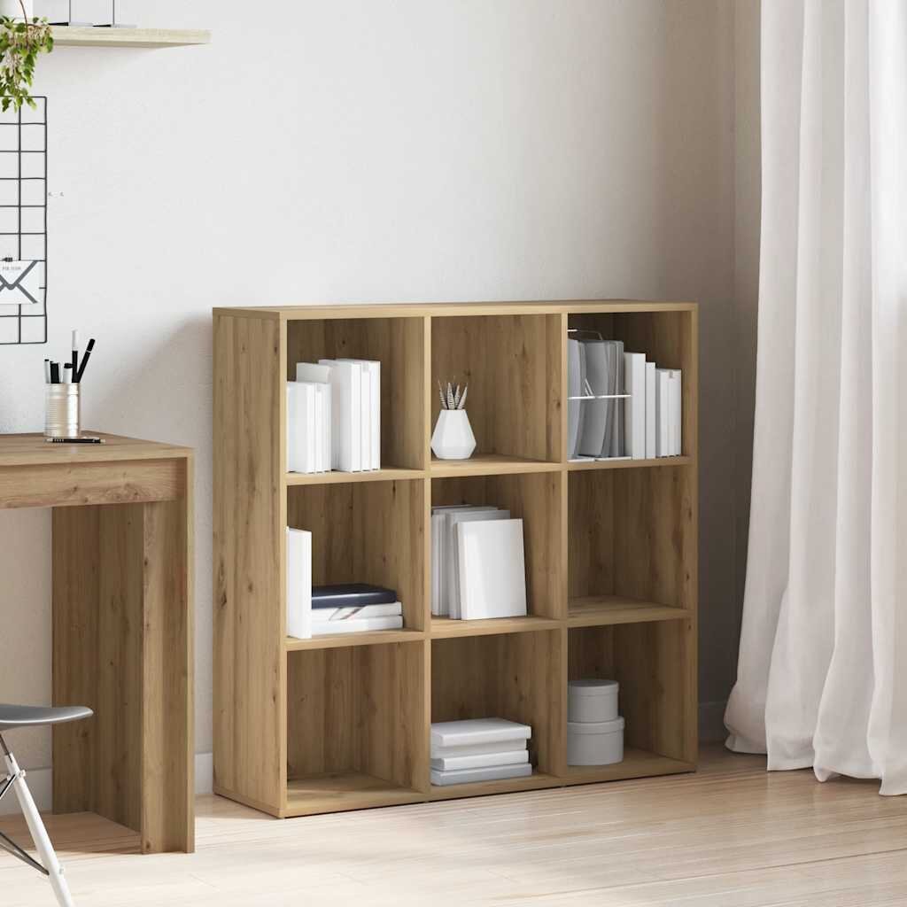 vidaXL Шкаф за книги Artisan Oak 98x29x975 cm