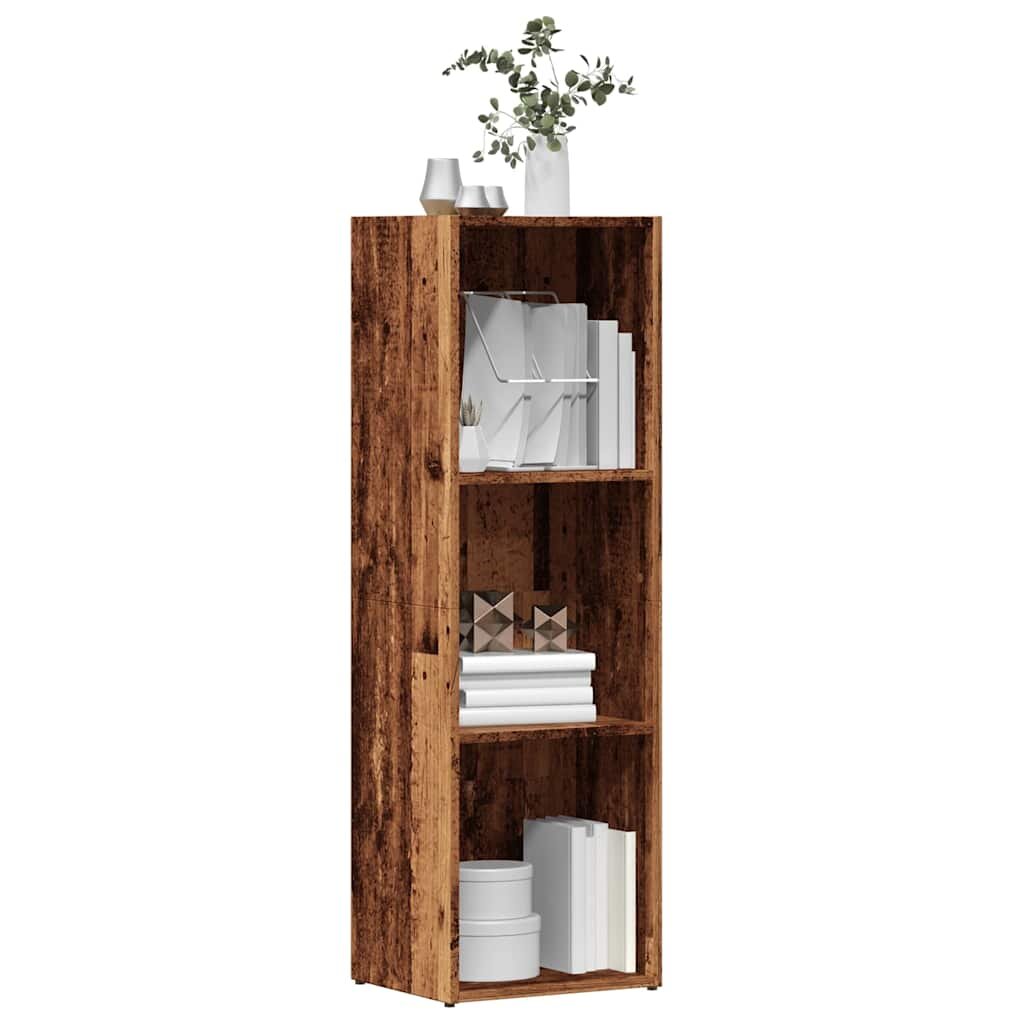 vidaXL Шкаф за книги от старо дърво 36x30x114 cm Инженерна дървесина