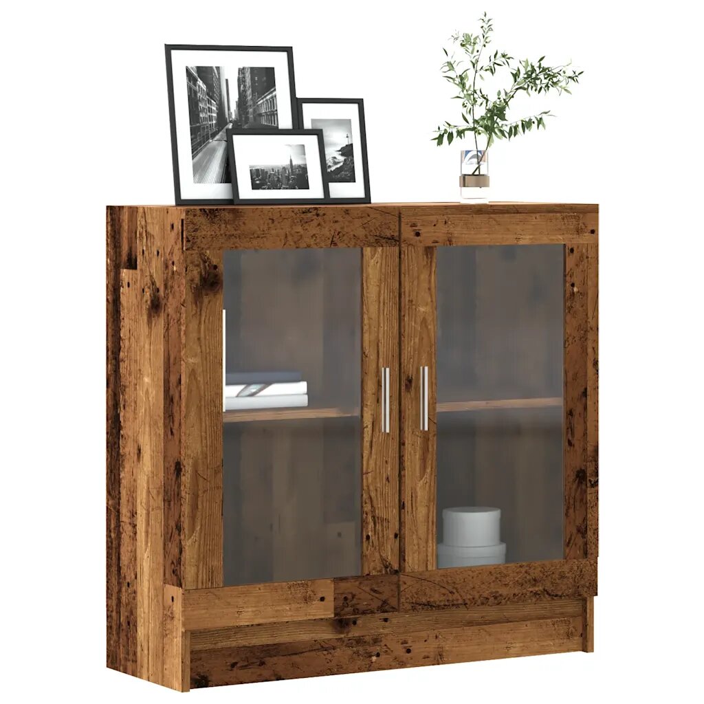 vidaXL Шкаф за книги от старо дърво 825x305x80cm Инженерна дървесина
