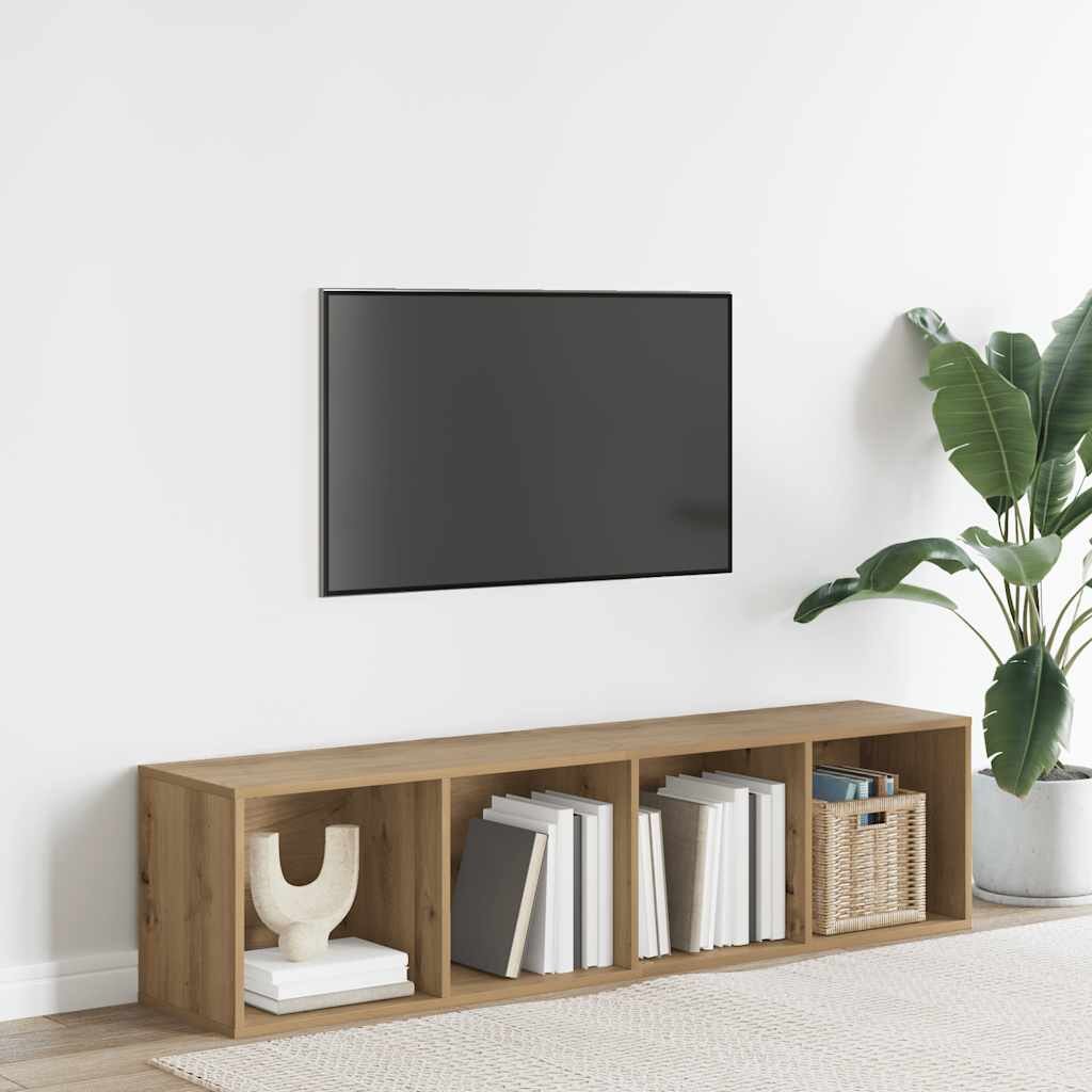 vidaXL Шкаф за книги/TV шкаф 36x30x143cm Инженерна дървесина