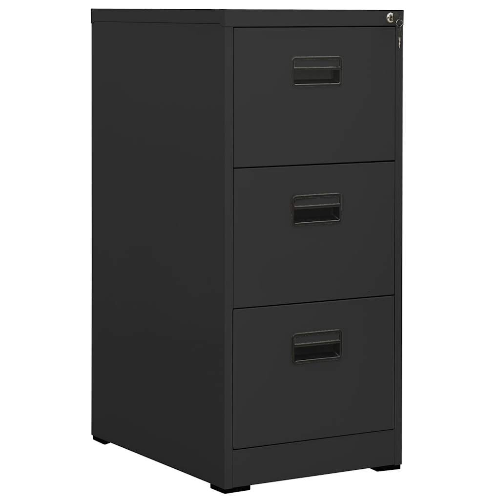 vidaXL Шкаф за папки антрацит 46x62x1025 cм стомана