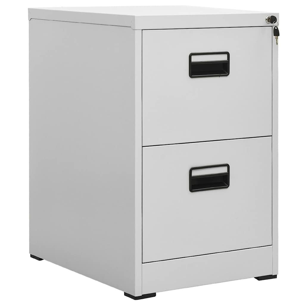 vidaXL Шкаф за папки сив 46x62x725 cм стомана