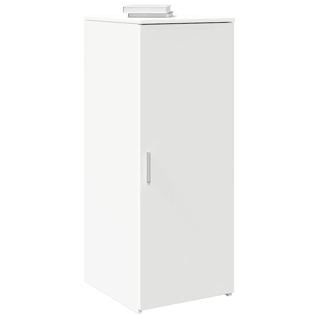 vidaXL Шкаф за съхранение бял 40x45x1035 см инженерно дърво