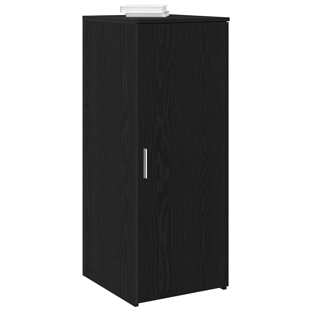 vidaXL Шкаф за съхранение черен 40x45x1035 см инженерно дърво
