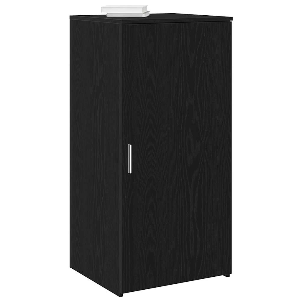 vidaXL Шкаф за съхранение черен 50x45x1035 см инженерно дърво