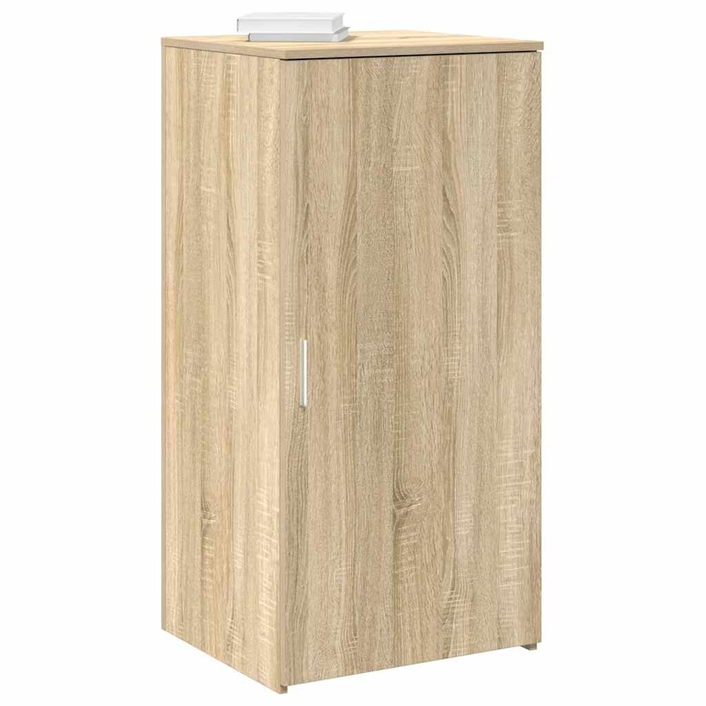 vidaXL Шкаф за съхранение дъб сонома 50x45x1035 см инженерно дърво