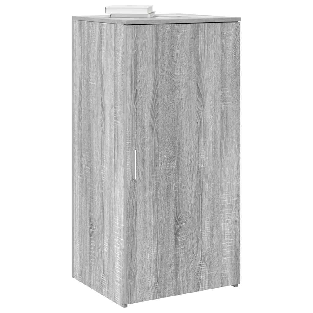 vidaXL Шкаф за съхранение сив сонома 50x45x1035 см инженерно дърво