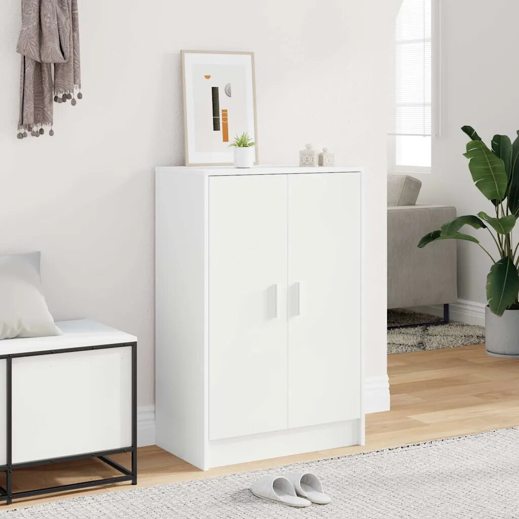 vidaXL Шкафове за обувки 60 x 35 x 92 cm Бяло