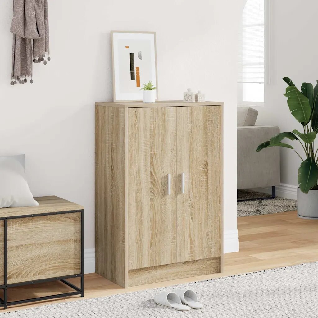vidaXL Шкафове за обувки 60 x 35 x 92 cm Дъб сонома
