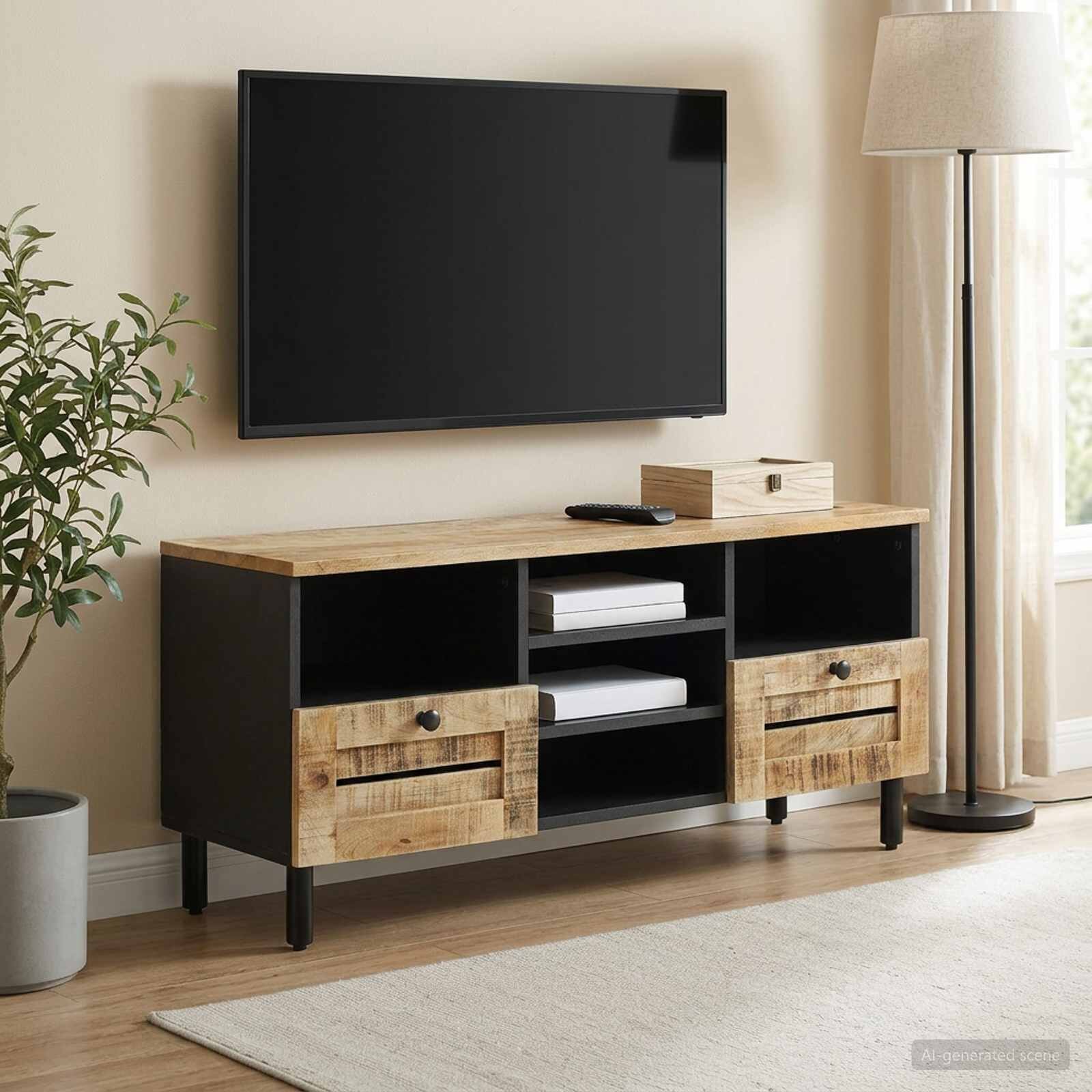 vidaXL Шкафове за съхранение Натурално 100 x 33 x 46 см
