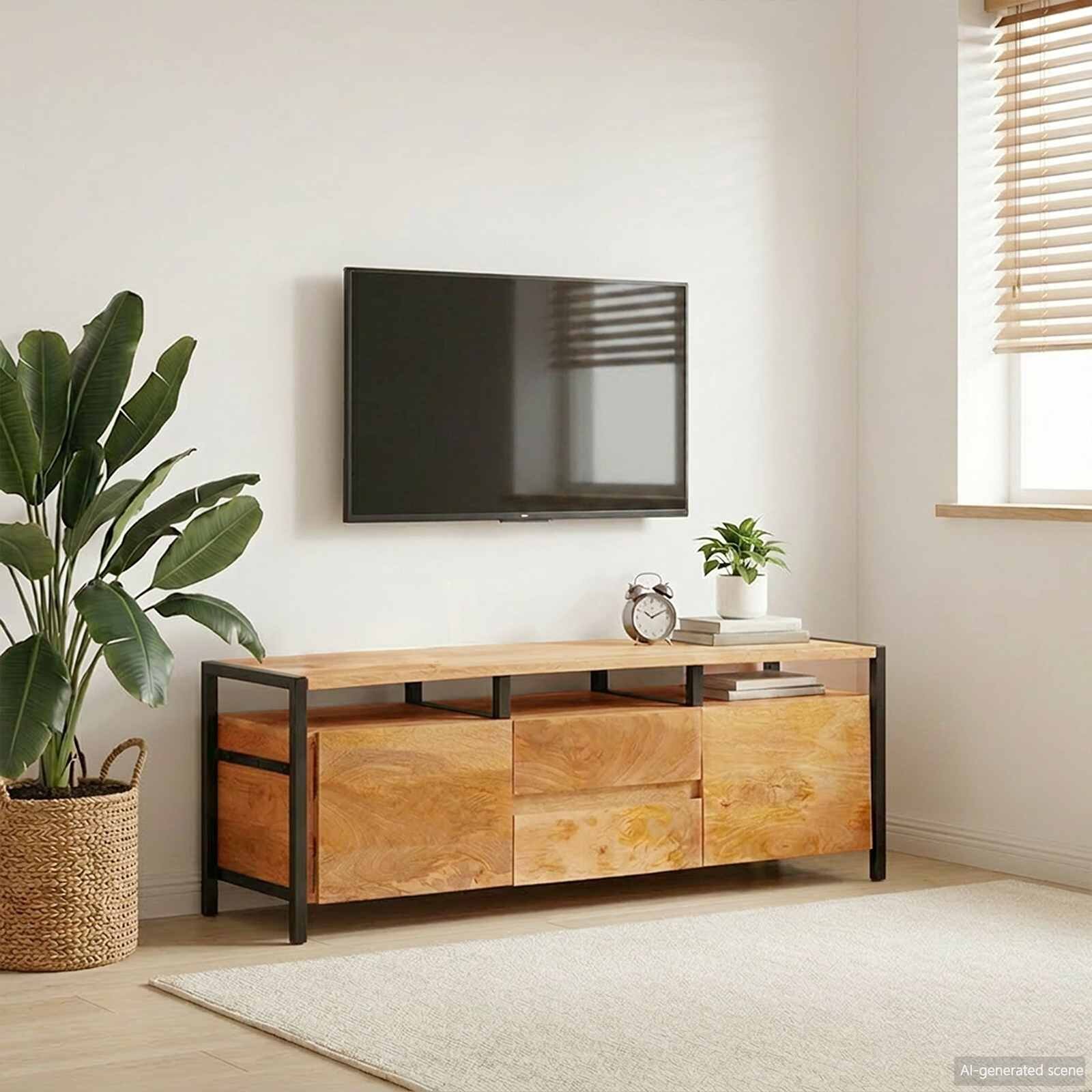 vidaXL Шкафове за съхранение с чекмедже Кафяво 110 x 30 x 40 cm