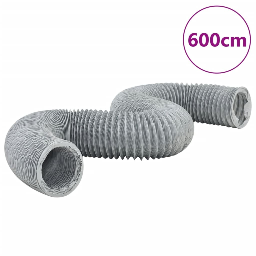 vidaXL Шлаух за въздуховод PVC 6 м Ø10 см