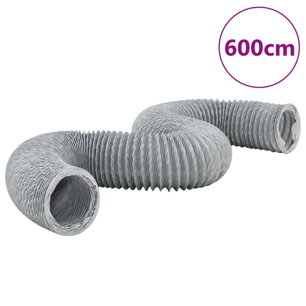 vidaXL Шлаух за въздуховод PVC 6 м Ø15 см