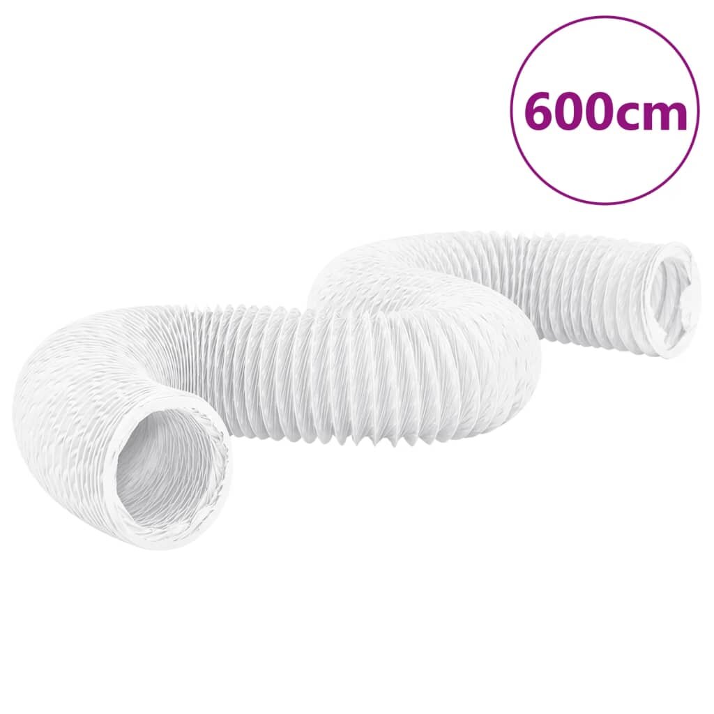vidaXL Шлаух за въздуховод PVC 6 м Ø20 см