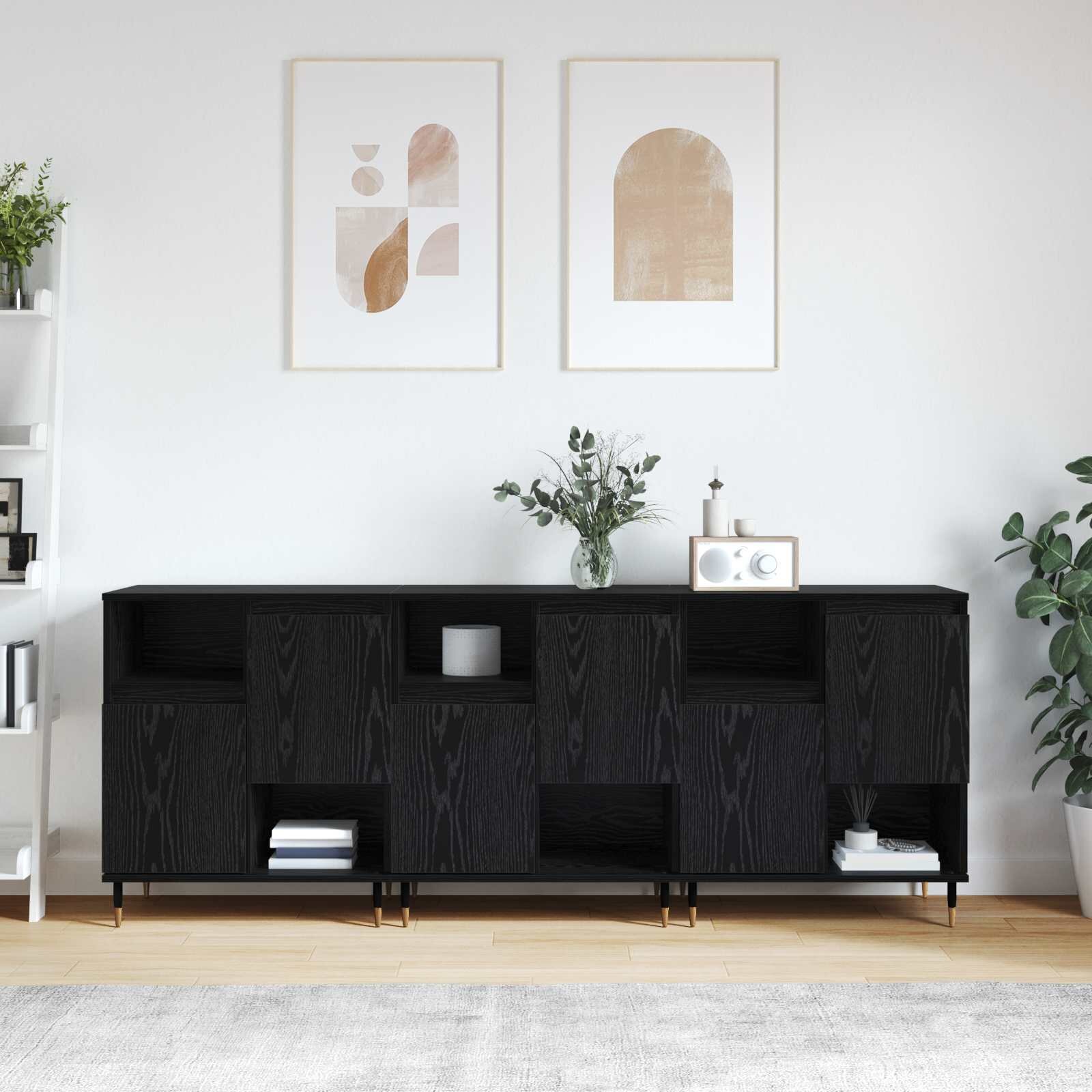 vidaXL Скейдбордове 3 бр. Черния дъб