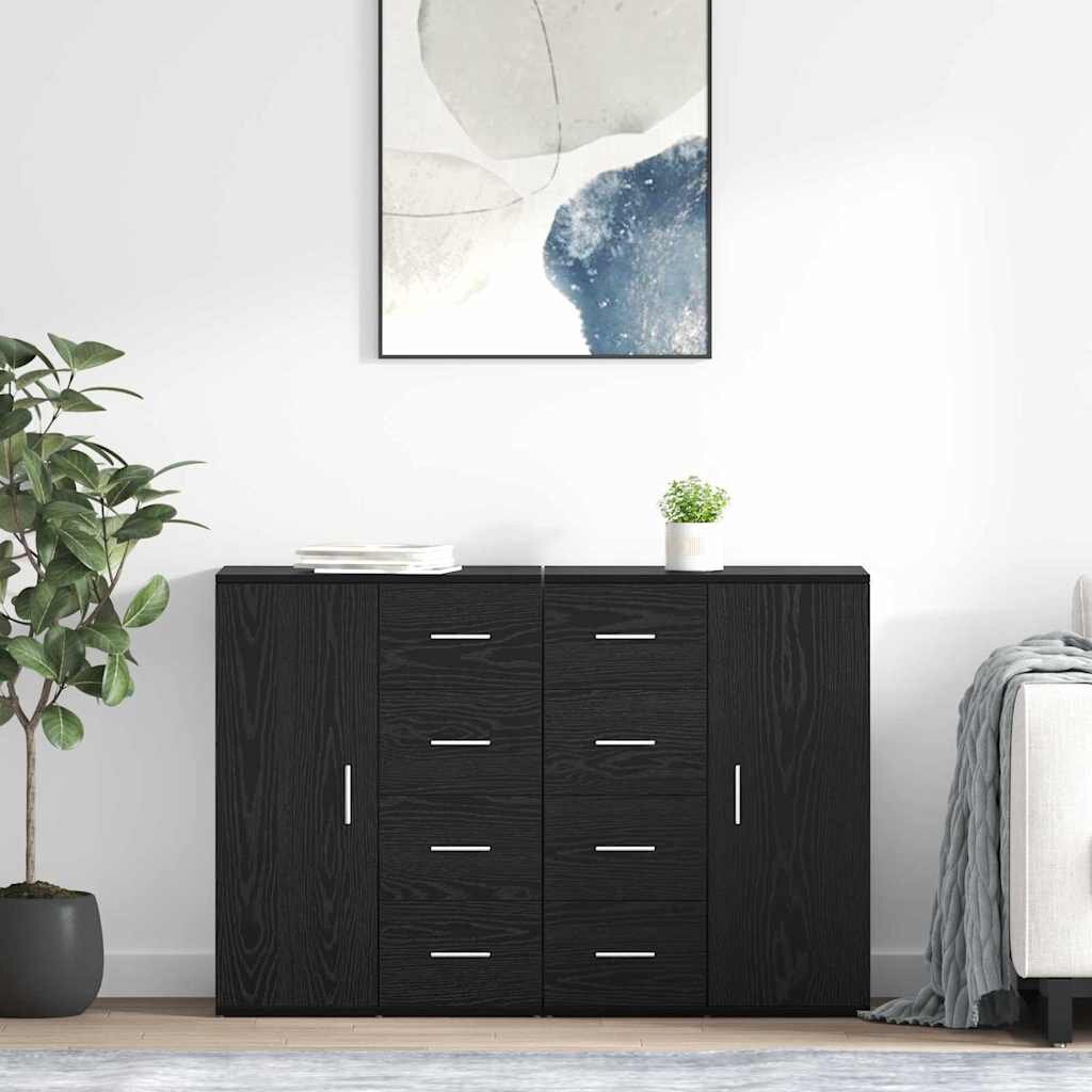vidaXL Скейдбордове CORONA 2 бр. Черния дъб 59 x 39 x 80 см