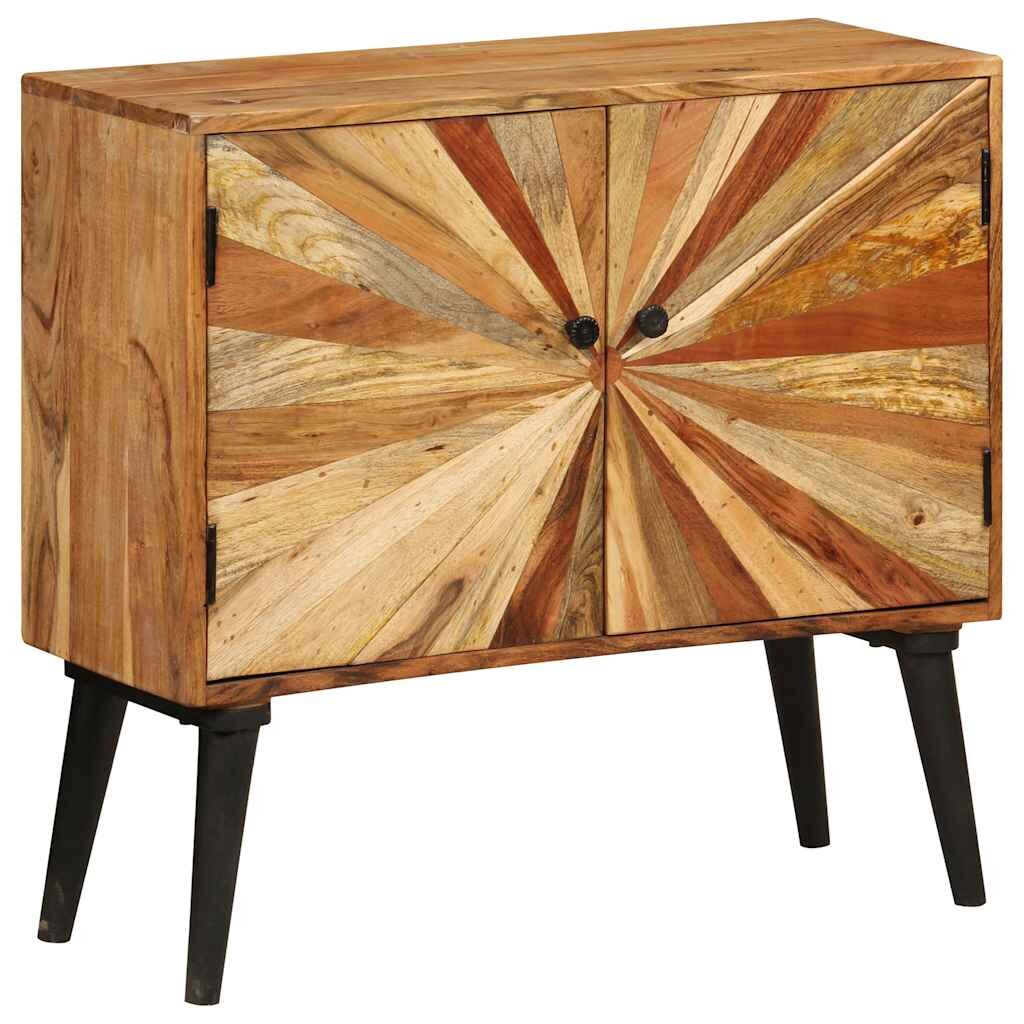 vidaXL Скрин мангово дърво масив 85x30x75 см