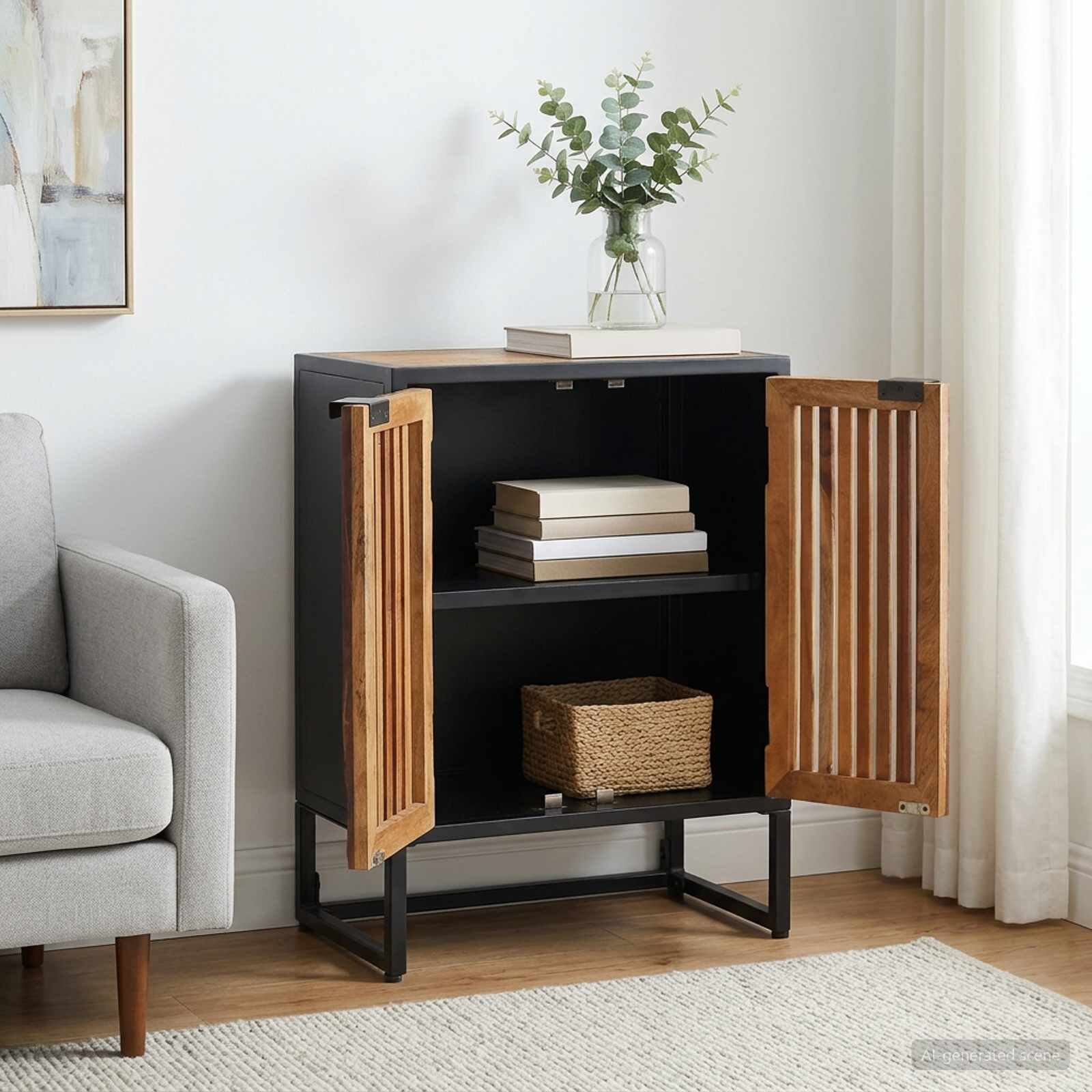 vidaXL Служебен шкаф 53 x 30 x 70 см
