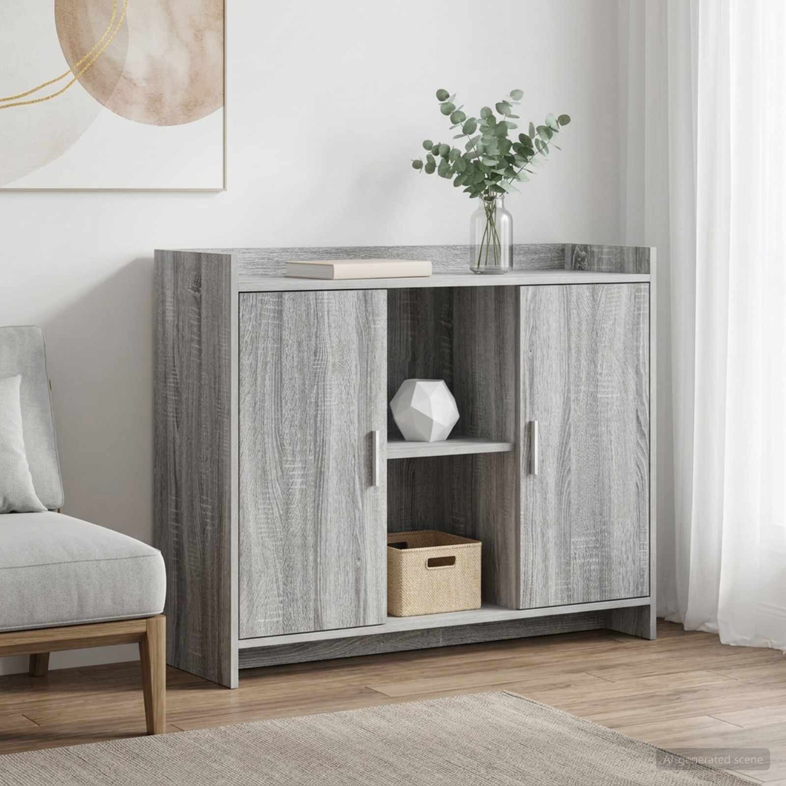 vidaXL Служебен шкаф 985 x 33 x 80 см PB