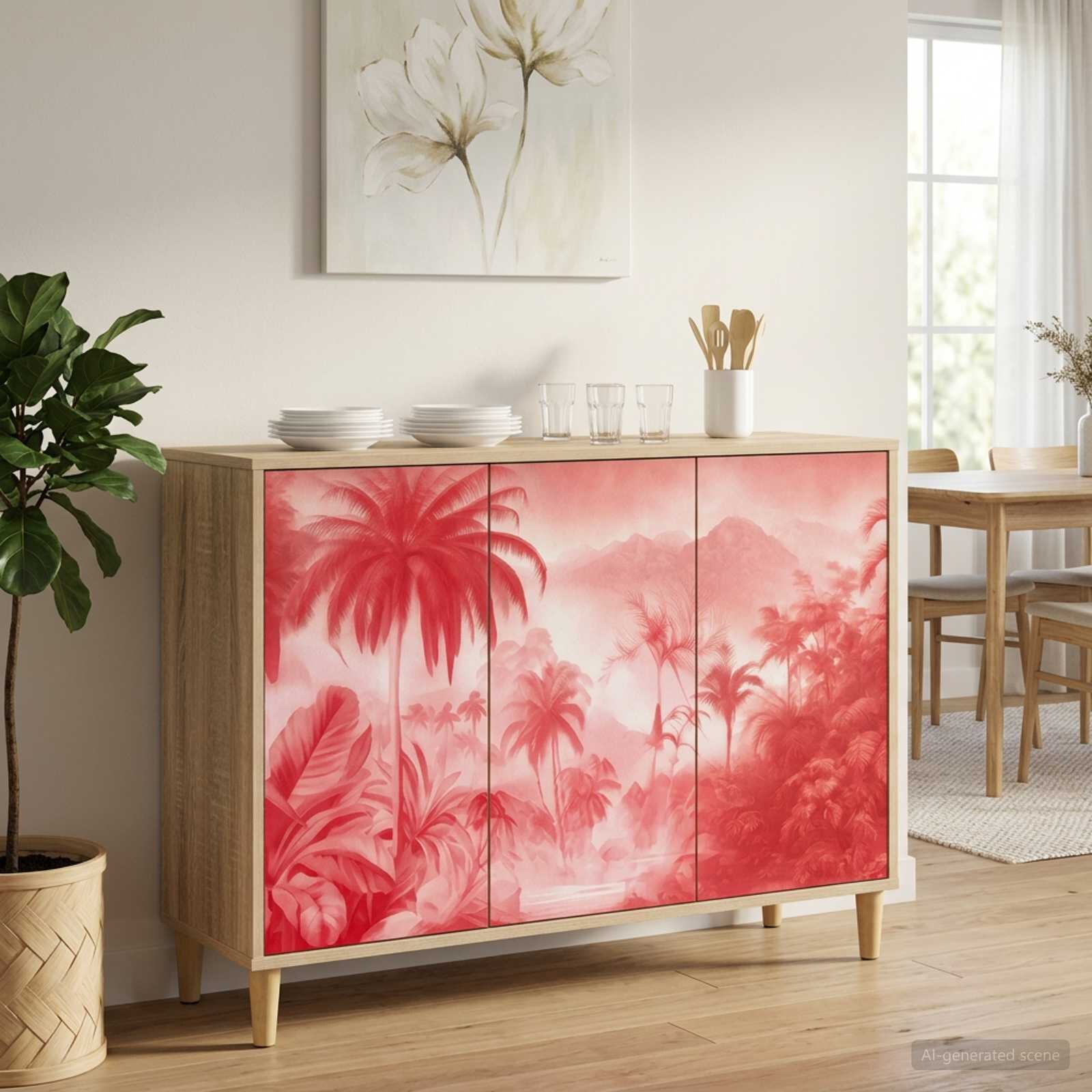 vidaXL Служебен шкаф AACHEN Сонома 102 x 33 x 75 см