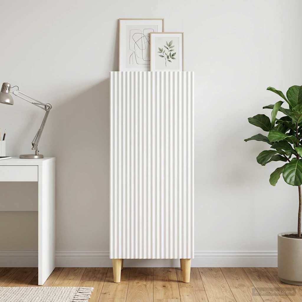 vidaXL Служебен шкаф Бяло 33 x 345 x 90 см Инженерна дървесина