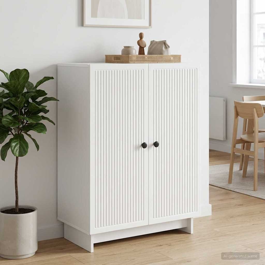 vidaXL Служебен шкаф Бяло 66 x 345 x 90 см Инженерна дървесина