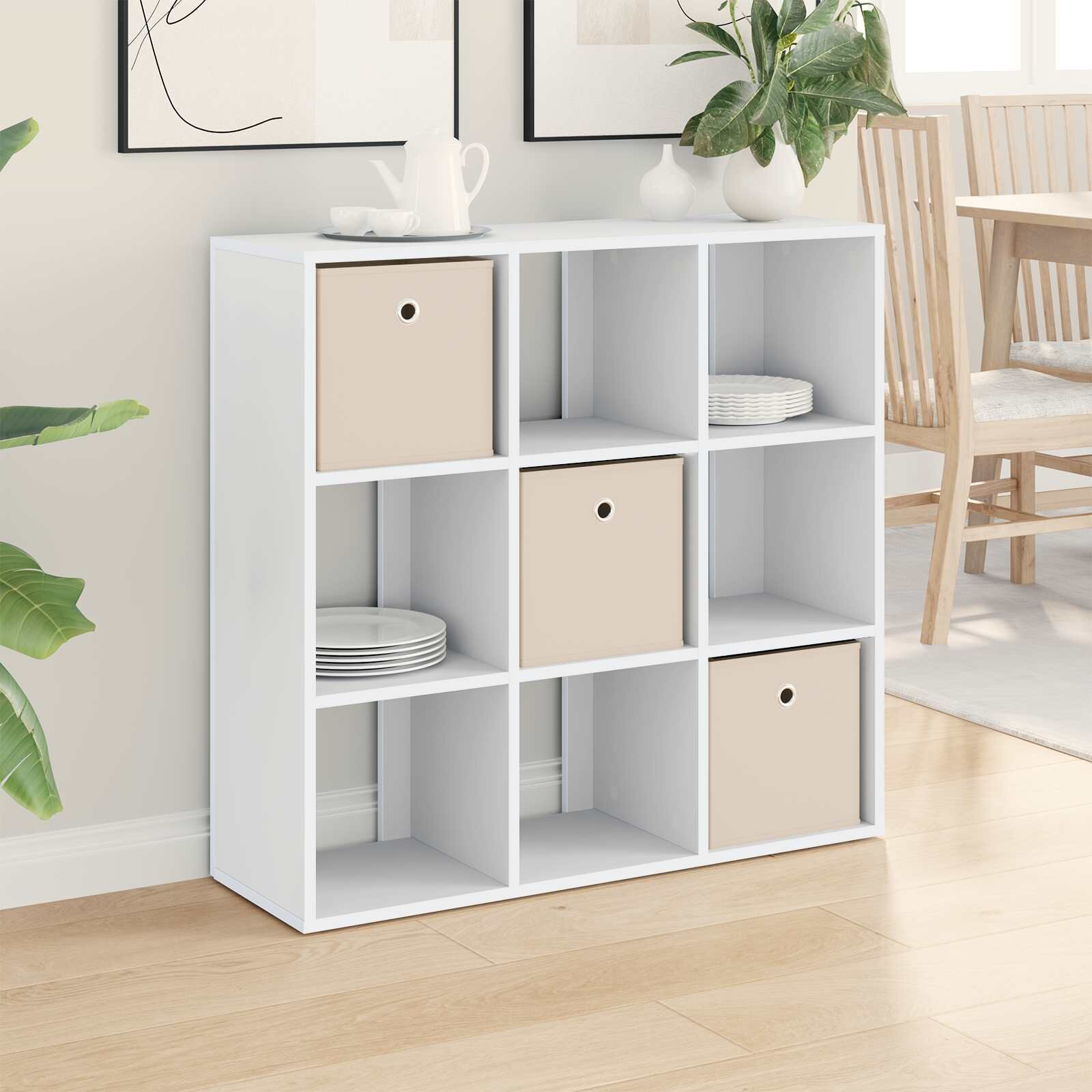 vidaXL Служебен шкаф Бяло 885 x 29 x 845 см