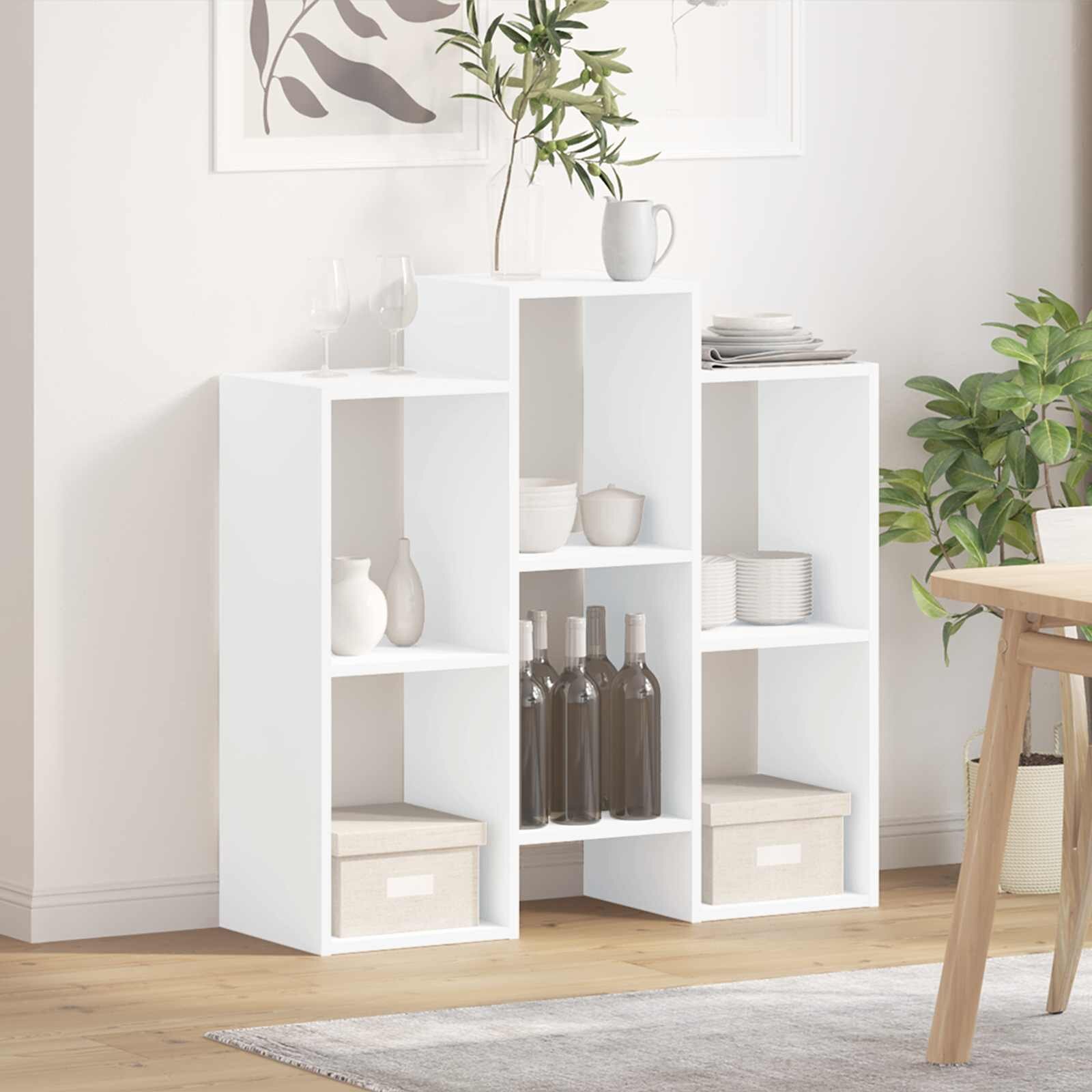 vidaXL Служебен шкаф Бяло 90 x 30 x 90 cm