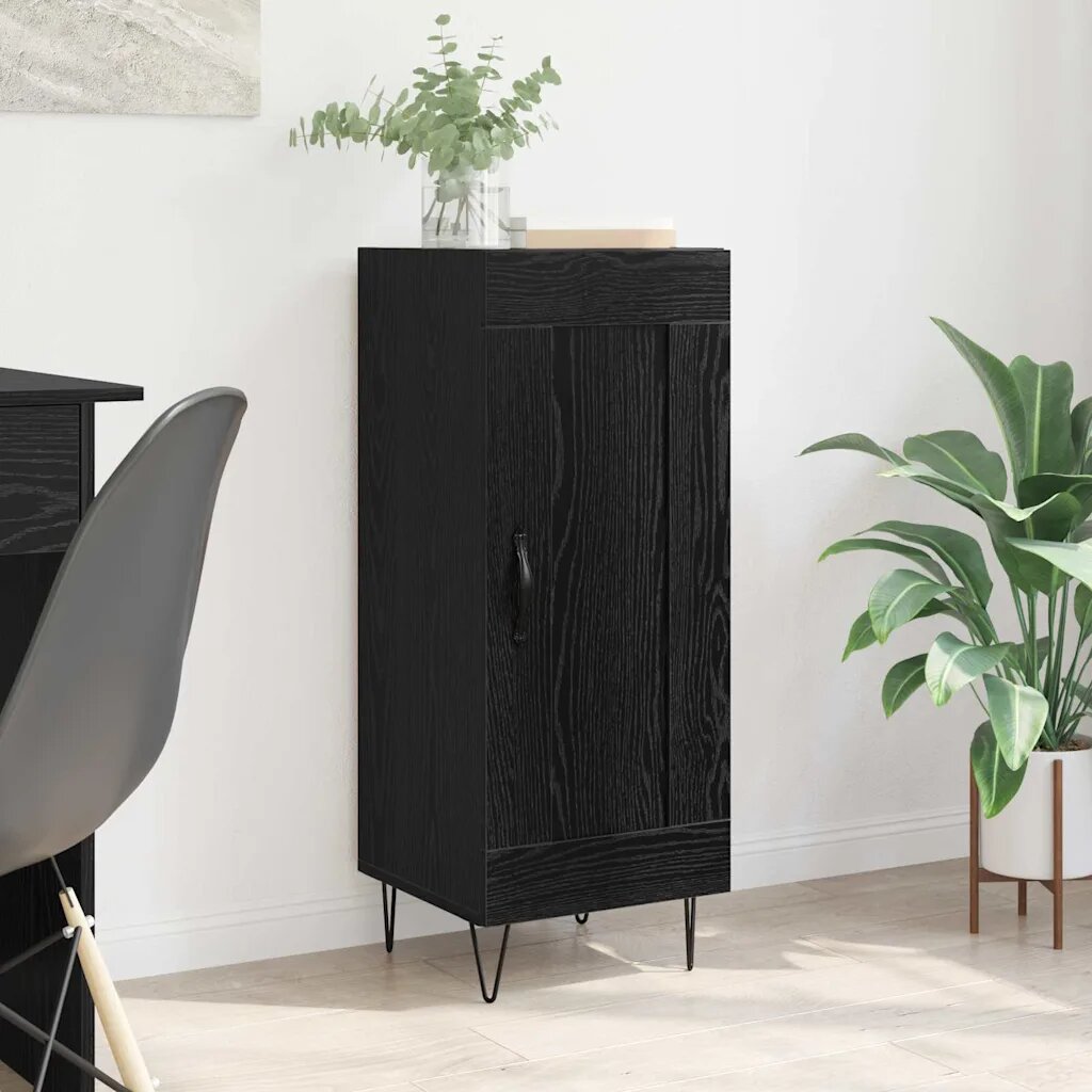 vidaXL Служебен шкаф Черния дъб 345 x 34 x 90 см