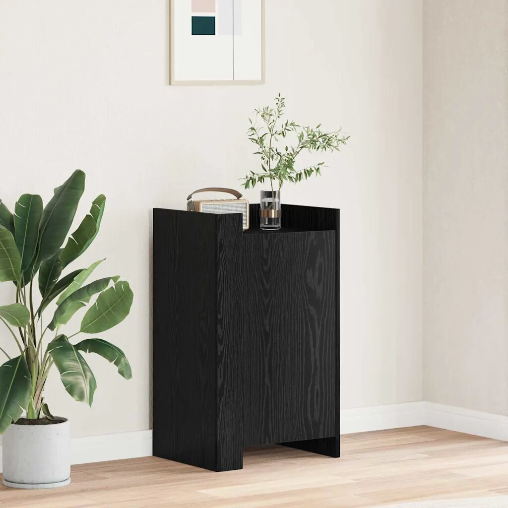 vidaXL Служебен шкаф Черния дъб 45 x 35 x 75 см