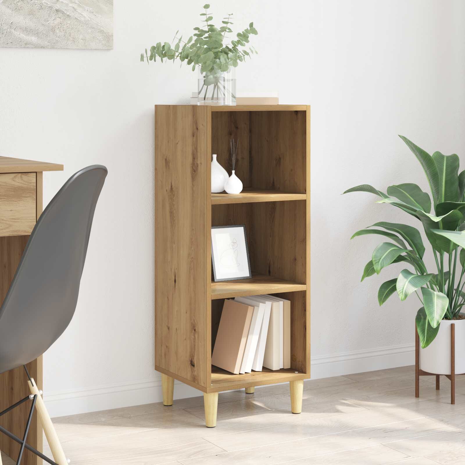 vidaXL Служебен шкаф Дъб 345 x 325 x 90 см Инженерна дървесина