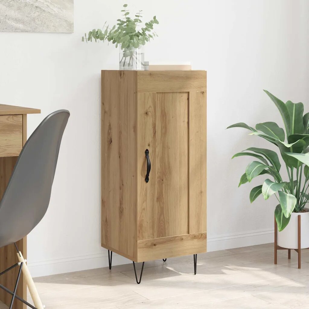 vidaXL Служебен шкаф Дъб 345 x 34 x 90 см