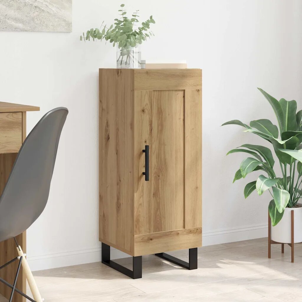 vidaXL Служебен шкаф Дъб 345 x 34 x 90 см