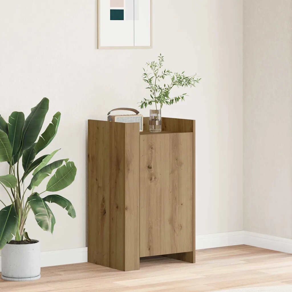 vidaXL Служебен шкаф Дъб 45 x 35 x 75 см